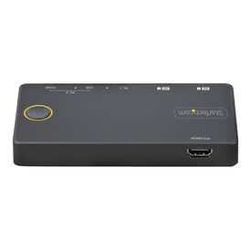StarTech.com 2 Port Hybrid USBA + HDMI & USB-C KVM SV221HUC4K