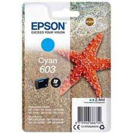 Epson 603 2.4 ml cyan original blister ink C13T03U24010