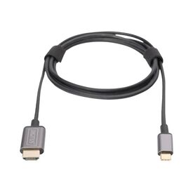 DIGITUS Adapter cable USBC male to HDMI male 1.8 m DA-70821
