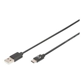 DIGITUS USB cable USB (M) to USBC (M) USB 2.0 AK-300154-010-S