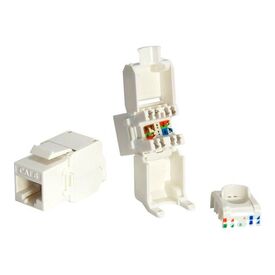equip Pro Keystone jack RJ-45 white (pack of 8) 769216