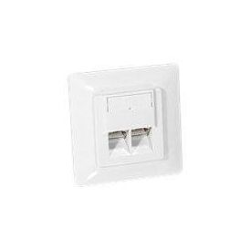 equip Outlet RJ45 X 2 pure white, RAL 125721