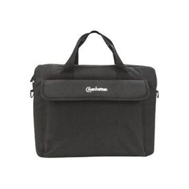 Manhattan London Laptop Bag 14.1, Top Loader, Black, 439893