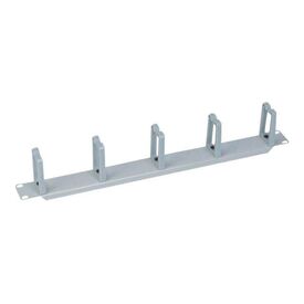 LogiLink Rack cable management bar light grey, RAL OR104G