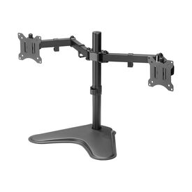 Equip Pro Economy Stand for 2 LCD displays steel black 650123