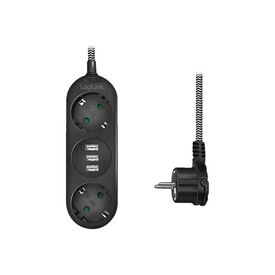 LogiLink Power strip AC 250 V 3680 Watt output LPS262U