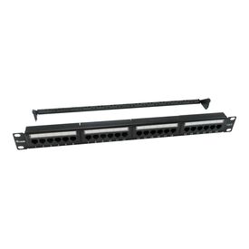 equip Pro Patch panel CAT 6 RJ45 X 24 black 1U 135426