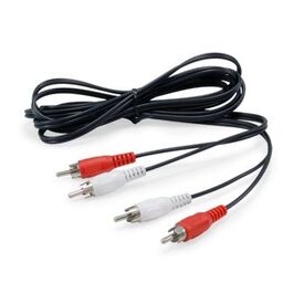 147094 2x RCA Male to Male Stereo Audio Cable, 2.5m