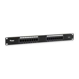 235317 16-Port Cat.5e Unshielded Patch Panel, Black