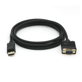 DisplayPort Male to VGA (HD15) Male Cable, 2m