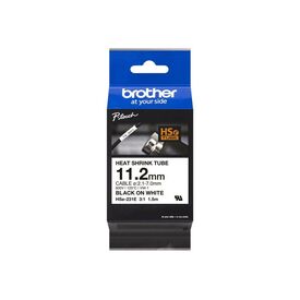Brother HSe231E Black on white Roll HSE231E