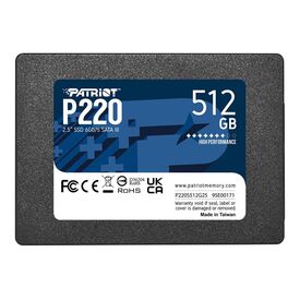 Patriot P220 SSD 512 GB internal 2.5 SATA P220S512G25