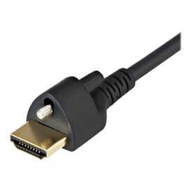 StarTech.com 1m  HDMI Cable with Locking Screw, 4K 60Hz HDMM1MLS