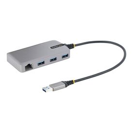 StarTech.com 3Port USB Hub with Ethernet, 3x 5G3AGBB-USB-A-HUB