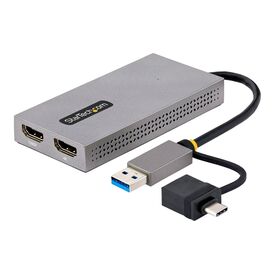 StarTech.com USB to Dual HDMI Adapter, USB AC to 107BUSB-HDMI