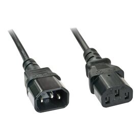 Lindy IECMains Extension Cable Power cable IEC 60320 C14 30331