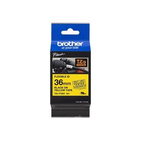 Brother TZeFX661 Black on yellow Roll TZEFX661