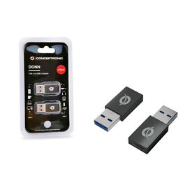 DONN10G USB-A to USB-C OTG Adapter 2-Pack