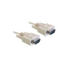 Delock Serial cable DB9 (M) to DB-9 (M) 2 m beige 82981