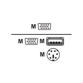 LevelOne ACC2103 Keyboard video mouse (KVM) cable ACC-2103