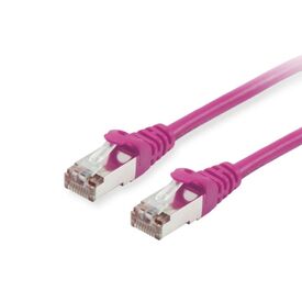 equip / Patch cable / Cat.6 S/FTP Patch Cable, 0.5m , Purple