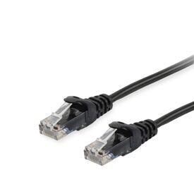 Equip Life / Patch cable / Cat.6 U/UTP Patch Cable, 0.25m , Black