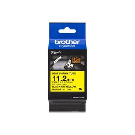 Brother HSe631E Black on yellow Roll HSE631E