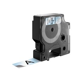DYMO D1 Selfadhesive black on transparent Roll (1.9cm S0720820
