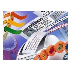 DYMO D1 Selfadhesive black on transparent Roll (1.9cm S0720820
