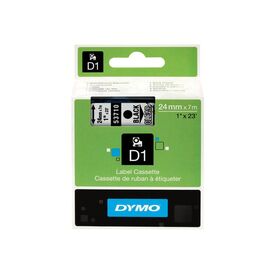 DYMO D1 Selfadhesive black on transparent Roll (2.4 S0720920