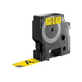 DYMO D1 Selfadhesive black on yellow Roll (1.9cm x S0720880