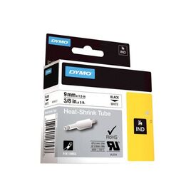 DYMO IND Adhesive black on white Roll (0.9 cm x 1 m)  18053