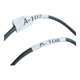DYMO Rhino Heat Shrink Tubes Black on white Roll (2.4 1805443