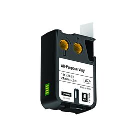 DYMO XTL AllPurpose Vinyl permanent adhesive black on 1868753