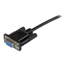 StarTech.com 2m Black DB9 RS232 Serial Null Modem SCNM9FF2MBK