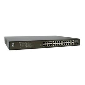 LevelOne 28-Port Gigabit PoE Switch GEP-2821