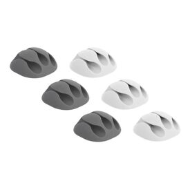 DeLOCK with 3 feedthroughs Cable holder kit desk 18297