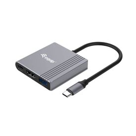 Equip 3 in 1 USBC to HDMI USB-A USB PD Adapter. USB 133488