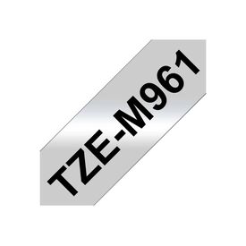 Brother TZeM961 Black on matte silver Roll (3.6 cm x 8 TZEM961