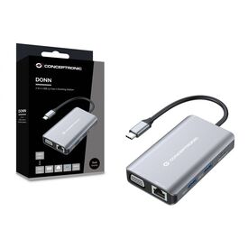 Conceptronic 7-in-1 USB 3.2 Gen 1 Docking Station, HDMI DONN21G