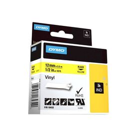 DYMO RhinoPRO Vinyl permanent adhesive yellow Roll (1.2 18432