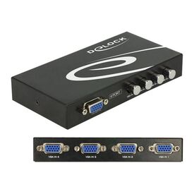 DeLock Switch VGA 4 port manual bidirectional Monitor 87635