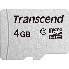 Transcend 300S Flash memory card 4 GB TS4GUSD300S