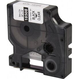DYMO D1 Black on clear Roll 18508DMO