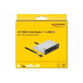 Delock Card reader 3.5 (MS, MS PRO, MMC, MS Duo, xD, CF, 91708
