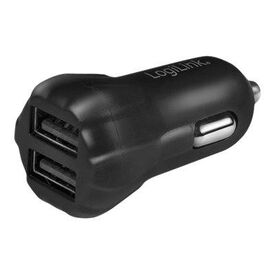 LogiLink Car power adapter 10 Watt 2 A 2 output PA0203