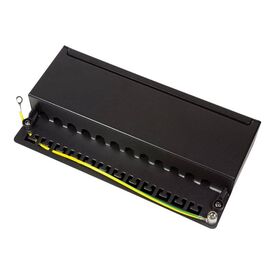 LogiLink Patch panel wall mountable RJ45 X 12 black NP0017