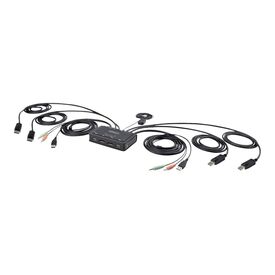 StarTech.com 2Port KVM switch C2DD46UA2CBLKVM