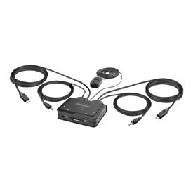 StarTech.com 2Port USBC Cable KVM Switch C2D46UC2CBLKVM