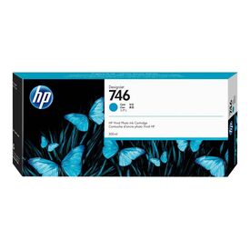 HP 746 300 ml cyan original DesignJet ink cartridge P2V80A